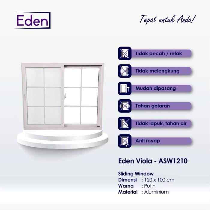 JENDELA EDEN WGW 1210 WHITE